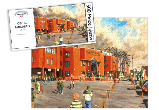 Parkhead Stadium 'Going to the Match' Fine Art Jigsaw Puzzle - Celtic FC Parkhead Stadium 'Going to the Match' Fine Art Jigsaw Puzzle - Celtic FC